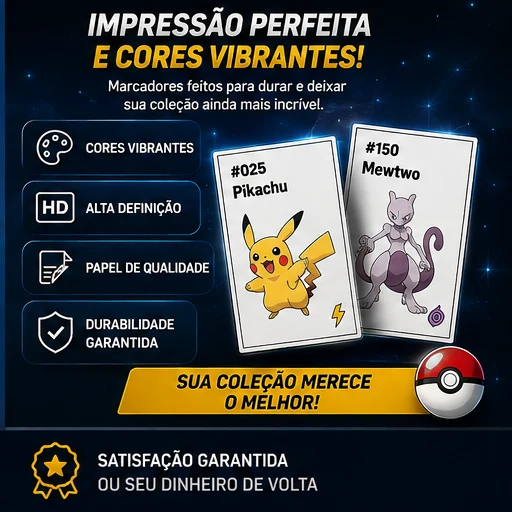 Impressão perfeita e cores vibrantes — sua coleção merece o melhor