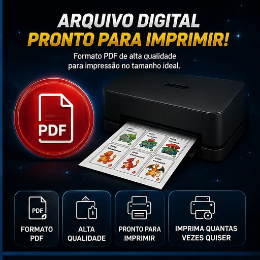 Arquivo digital pronto para imprimir — PDF de alta qualidade